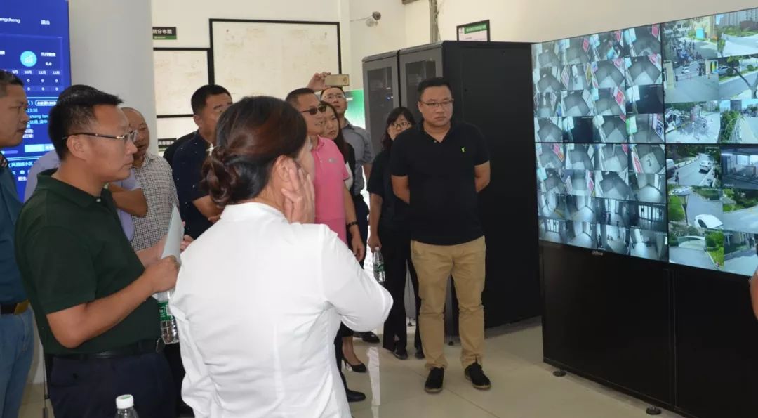 薛家島街道辦黨工委副書記尚達(dá)江一行參觀考察新時代物業(yè)智慧物管